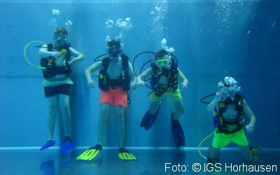 Tauchkurs im Wahlpflichtfach-Natur