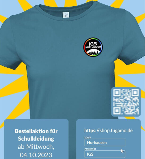 Bestellaktion für Schulkleidung gestartet!