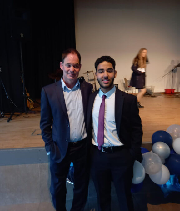 Verabschiedung des Schülersprechers Ali Hussein